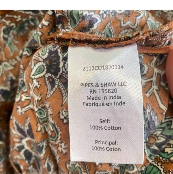 Veronica Beard Size 12 Nadi Mini Dress Puff Sleeve Ruched Cinnamon Multi Brown - Picture 8 of 11